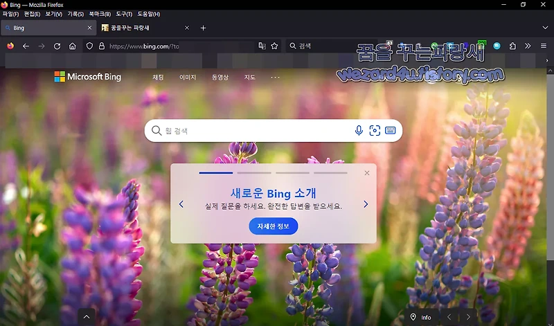 파이어폭스 기본 검색 엔진 빙(Bing) 만들기 위한 마이크로소프트 입찰 시작