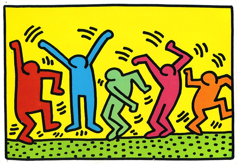키스 해링(Keith Haring), 미국, 미술가, 1958-1990