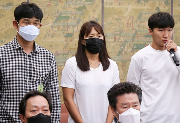최숙현 선수 트라이애슬론 남자선배 김도환 폭행 인정 사진
