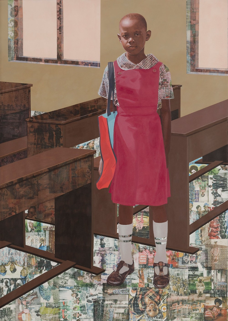 은지데카 아쿠닐리 크로스비(Njideka Akunyili Crosby), 나이지리아, 순수예술가, 1983-현재