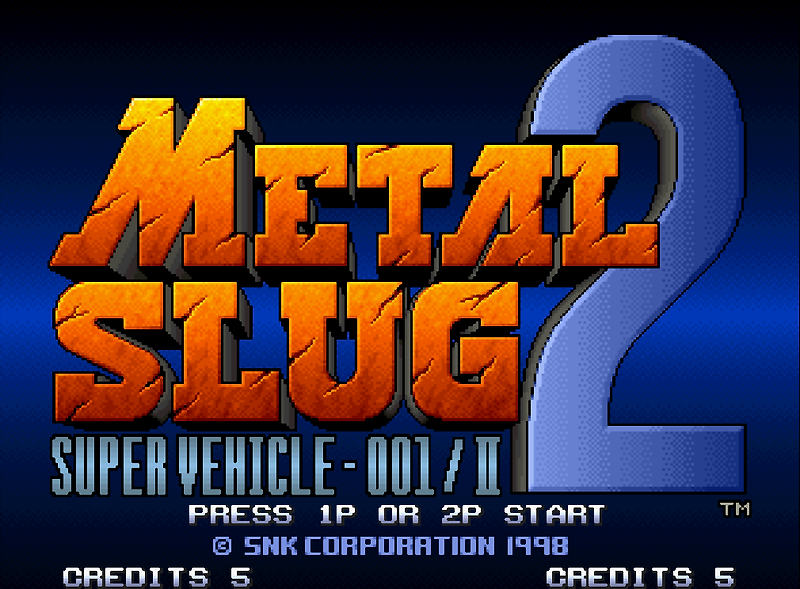 메탈 슬러그 2 세계판 Metal Slug 2 World (네오지오 CD - NG-CD - iso 다운로드)