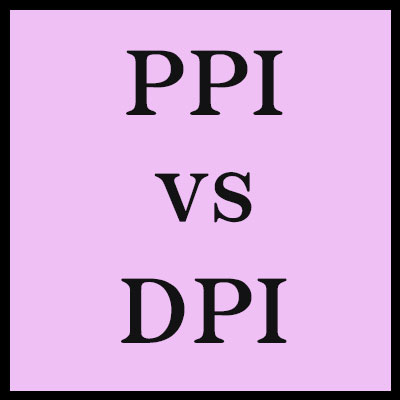 [포토샵] 해상도란? PPI와 DPI의 차이점?