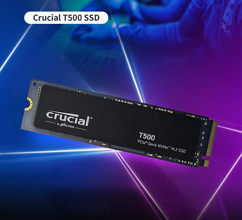 마이크론 크루셜 T500 Gen4 NVMe SSD 출시