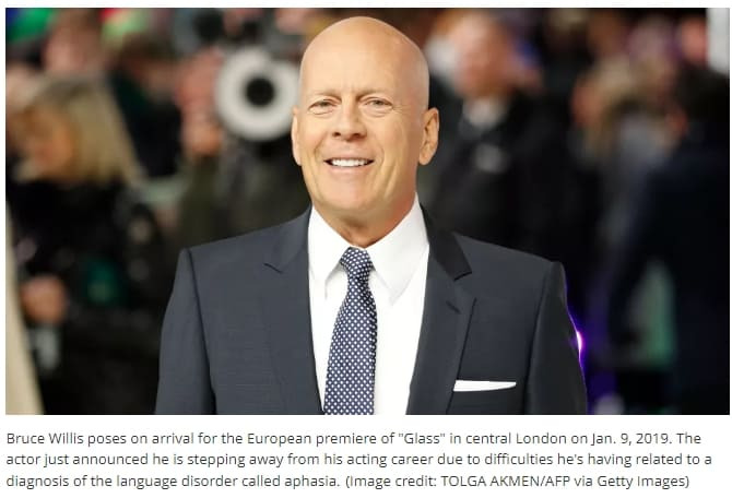 브루스 윌리스 돌연 은퇴 선언...왜 ㅣ 윤여정, 오스카상 남우조연상 시상  Bruce Willis diagnosed with aphasia: The science behind the disorder ㅣ VIDEO: Troy Kotsur and Youn Yuh-jung Stole the Show at the 2022 Oscars