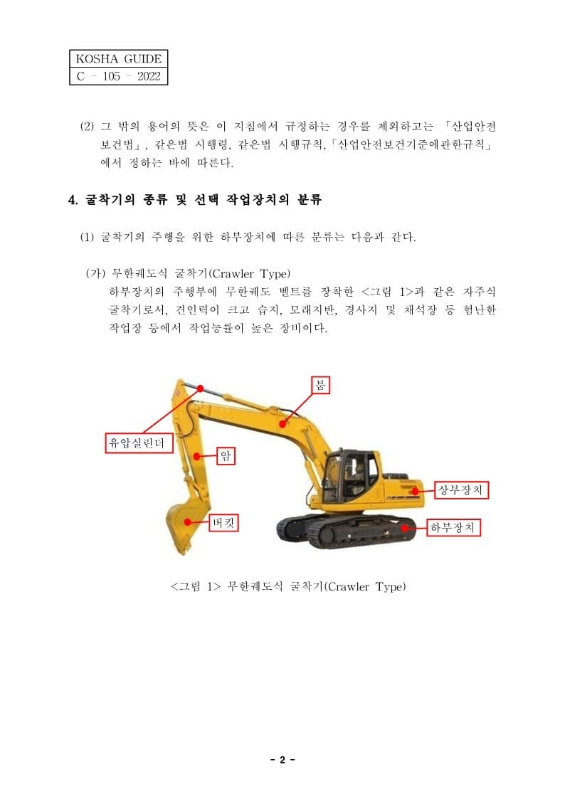 [건설공사 안전비법]_굴착기 안전보건작업지침