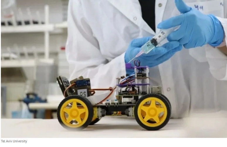 텔아비브대 , 1만 배 더 높은 감도 냄새 식별 로봇 개발 VIDEO:Scientists gave a robot a sense of smell with locust antennae and AI