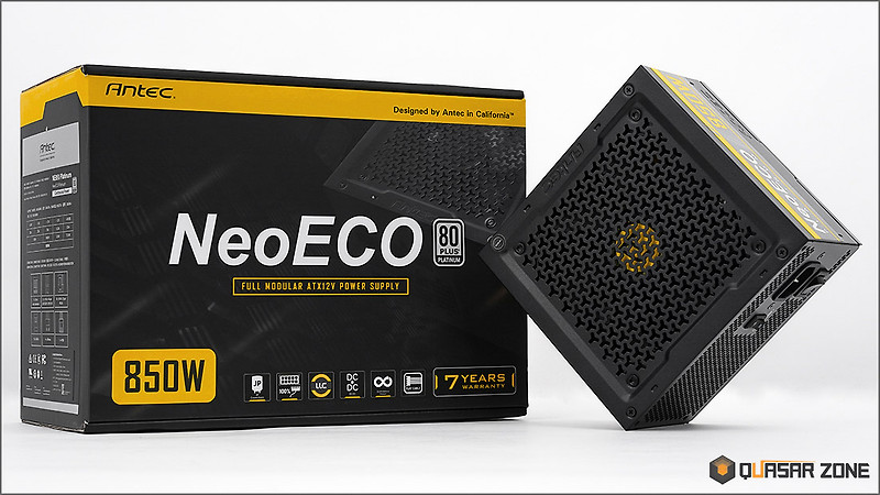 퀘이사존 Antec NeoECO 850W 80PLUS PLATINUM 풀모듈러 성능 테스트