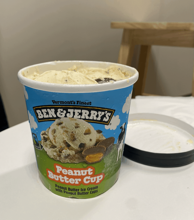 프리미엄 아이스크림 벤앤제리스 피넛 버터 컵 후기(맛, 가격, 할인 등)