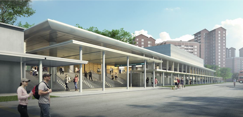 삼성물산, 6억불 규모 싱가포르 지하철 CR112 공구 건설공사 수주 LTA awards $604m contract for Hougang interchange station on Cross Island Line