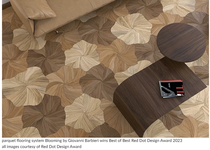 예술적 경지의 조반니 바르비에리의 파르케 바닥재 VIDEO: Giovanni barbieri unlocks artistic potential of parquet flooring with blooming