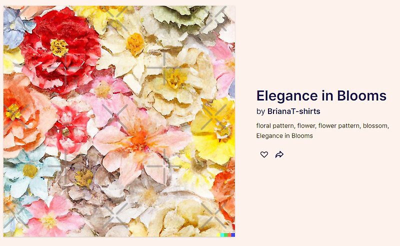 Elegance in Blooms : introducing my Floral Pattern Design Collection by BrianaT-shirts