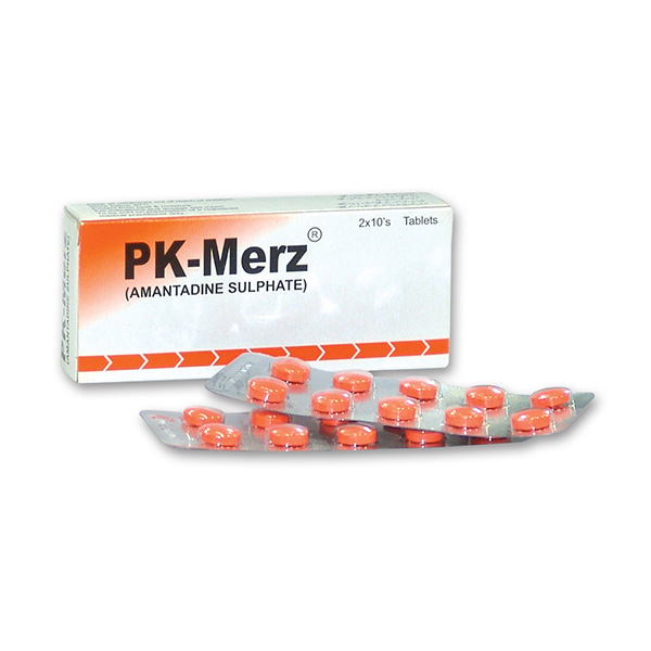 Pk-Merz Tab(Amantadine Sulphate) : Viral Infections & Neurological Conditions