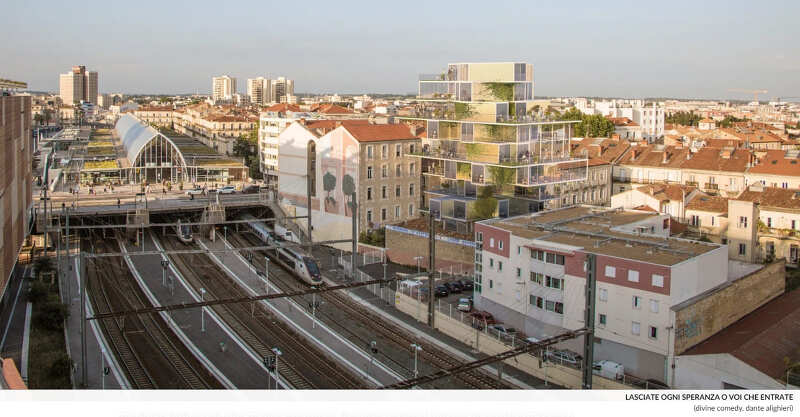 프랑스 몽펠리에 랜드마크 '모듈러 폴리'  Modular follies: studio malka proposes flexible vertical village in southern france