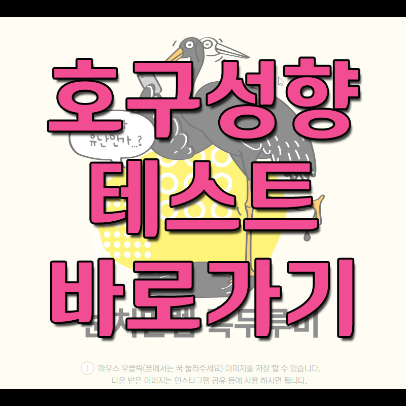 호구성향 테스트