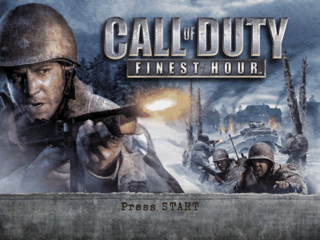 액티비전 (Activision) - 콜 오브 듀티 파이네스트 아워 북미판 Call of Duty Finest Hour USA (게임큐브 - GC - iso 다운로드)