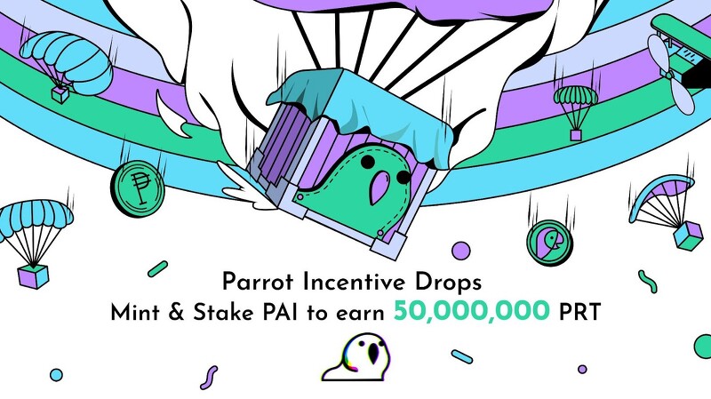 [Parrot Finance 패럿 파이낸스] Parrot Protocol 50,000,000 PRT 초기 인센티브 드롭: WAGMI