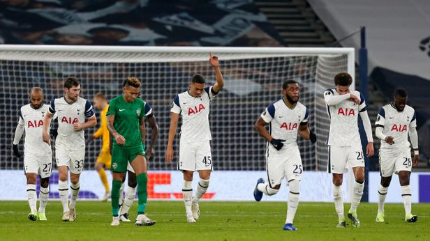 '비니시우스 멀티골' 토트넘, 루도고레츠전 전반 2-0 리드