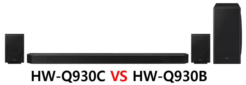 삼성 사운드바 HW-Q930C VS HW-Q930B