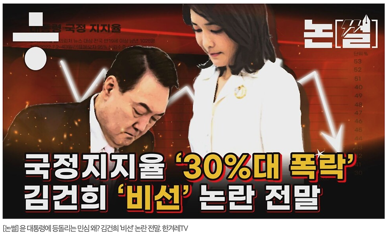 나토 정상회의!  김건희 '비선' 논란으로 이어져...