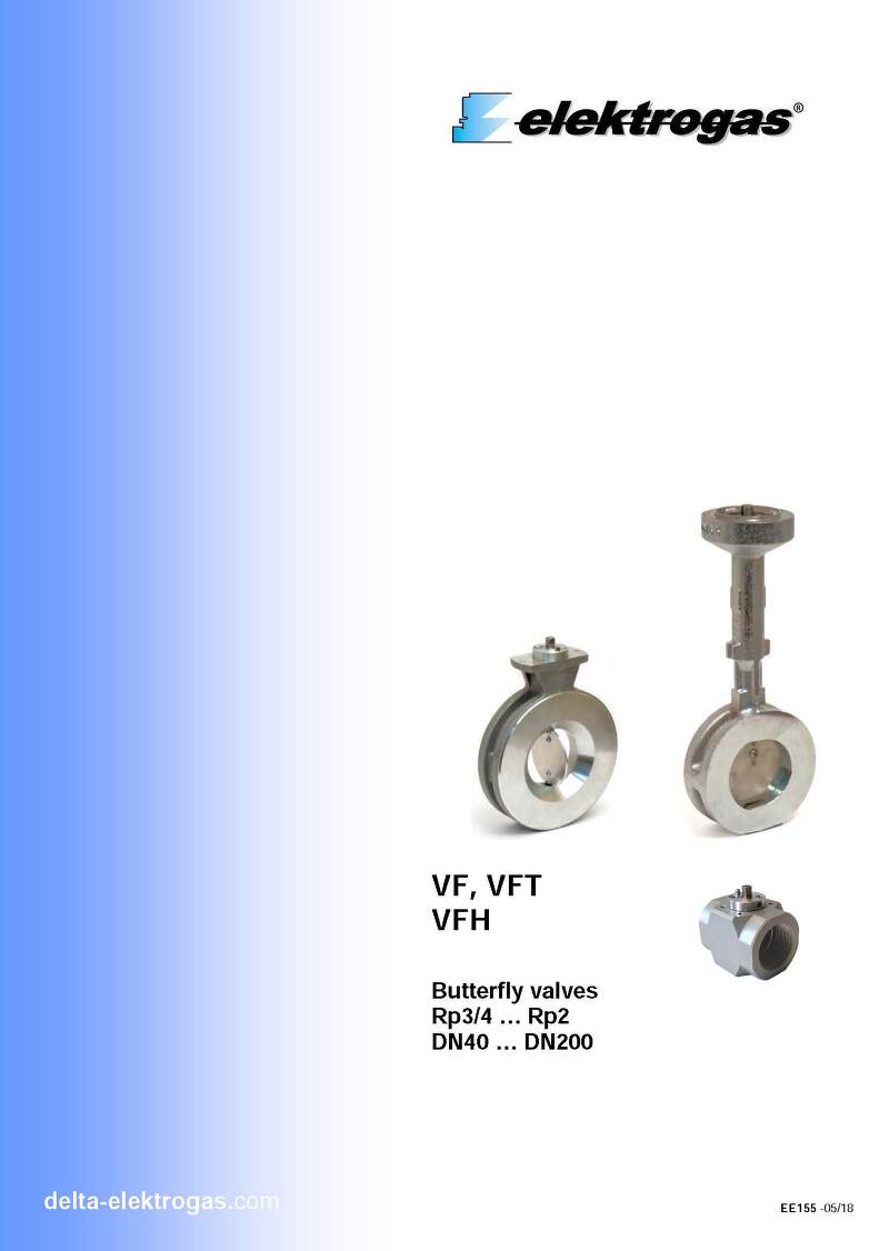 VF, VFT, VFH Series 버터플라이밸브