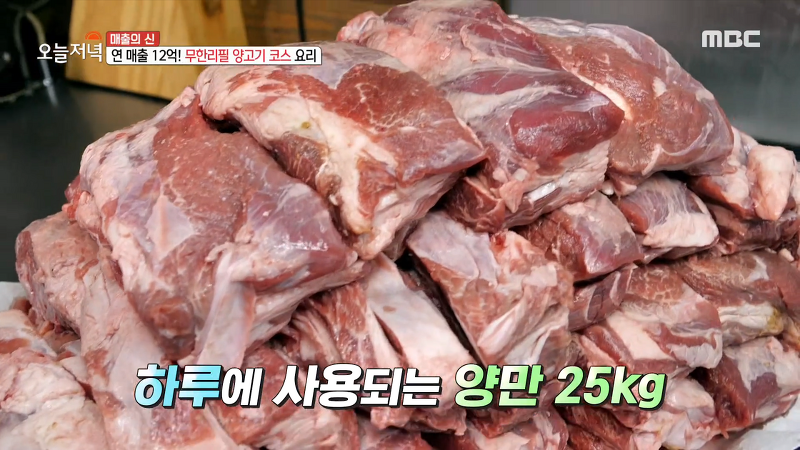 생방송오늘저녁 무한리필 양고기 코스 파는곳 : 서울 마포 히츠지야