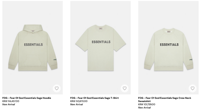 피오갓 에센셜 ( FEAR OF GOD ESSENTIALS ) - 2020 가을시즌 1차 드랍 -> 주문 후 취소함(스트릿 패션,  제리 로렌조 패션, 피어오브갓 에센셜 직구 방법, 사이즈, 후드, 바지, 스웬 팬츠, 스웻 셋업 , 맨투..