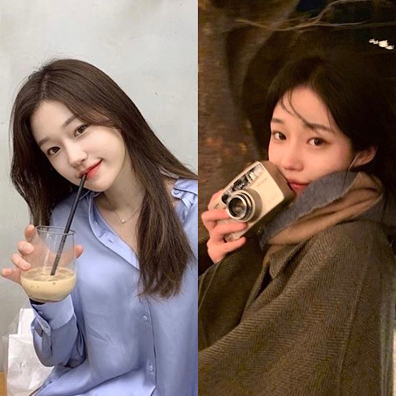 배우 노윤서 사복패션:: 셔츠,가디건,자켓 기본템 위주의 패션스타일링