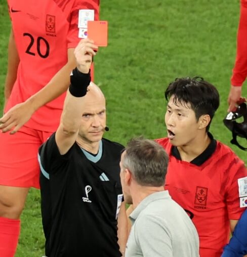 대한민국 vs 가나 골 영상 및 하이라이트(벤투 레드카드, 심판 오심)