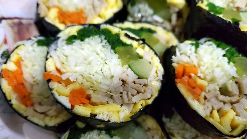 저탄고지 다이어트 키토김밥