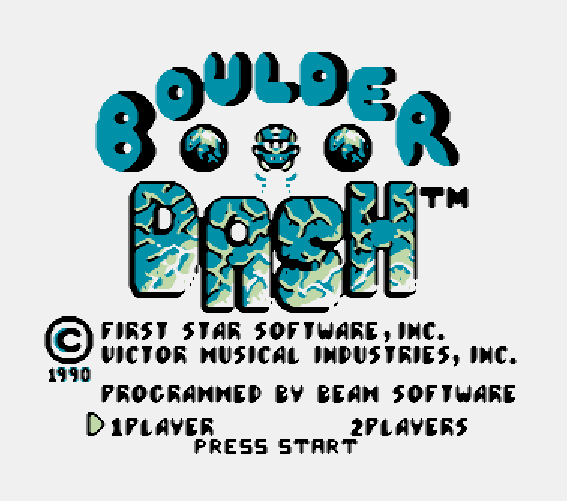 GB - Boulder Dash (게임보이 / ゲームボーイ 게임 롬파일 다운로드)