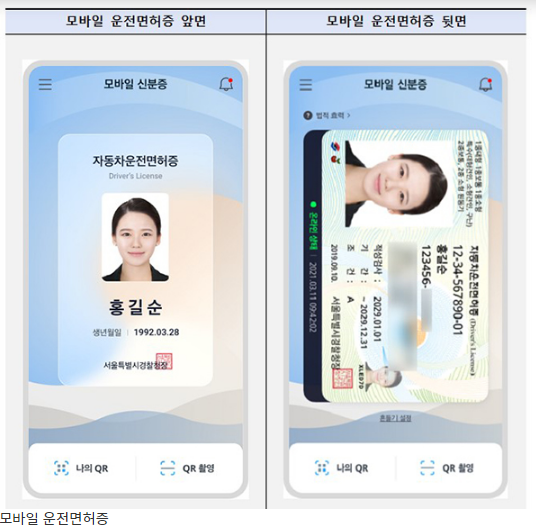 모바일 신분증 시대 열렸다…‘모바일 운전면허증’ 발급 개시_행정안전부·경찰청