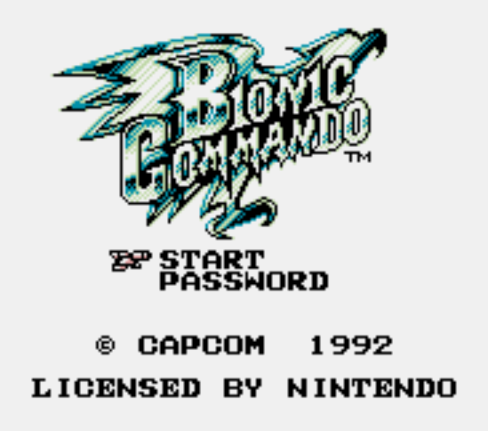 GB - Bionic Commando (게임보이 / ゲームボーイ 게임 롬파일 다운로드)