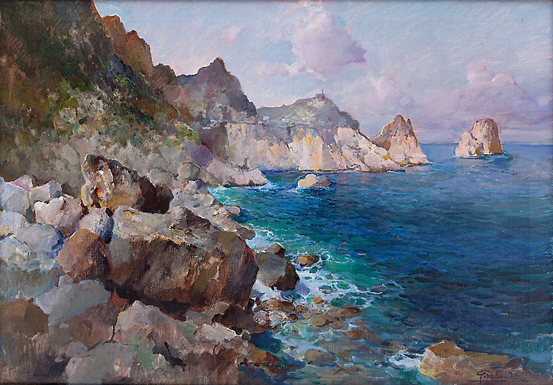 펠리체 조르다노(Felice Giordano), 이탈리아, 화가, 1880-1964