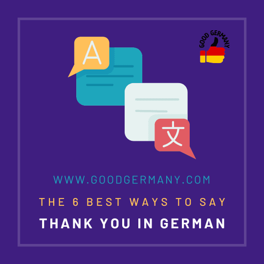 독일어로 고마워요(감사합니다) 말하는 6가지 방법