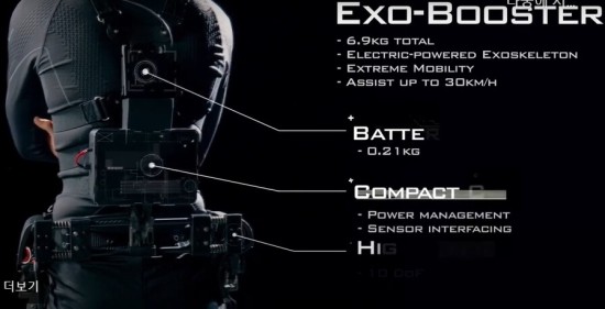 KAIST의 100m 7초 주파 로봇슈트  VIDEO:Exo-booster | A powered exoskeleton for extreme human mobility | KAIST