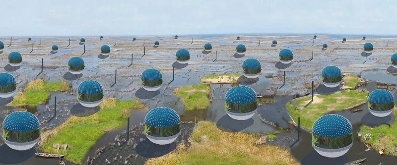 복어 닮은 해수면 상승에 적응하는 스마트 하우스 시스템 VIDEO: sajjad navidi proposes a system of smart houses that adapts to rising sea levels