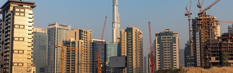 [중동건설동향] UAE, 건설공사 확대 급선회 Builders and Vaccines Power UAE Business Growth Near 2-Year High