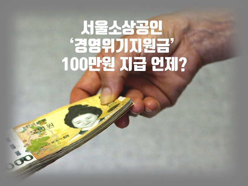 서울시 소상공인 방역지원금 600만원 손실보상금 ‘경영위기지원금’ 100만원 지급... 접수기간 확인하고  온라인 신청하세요~