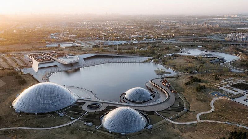 새로운 건축 아이콘 타이위안 식물원 VIDEO:DMAA unveils taiyuan botanical gardens as an assemblage of new architectural icons