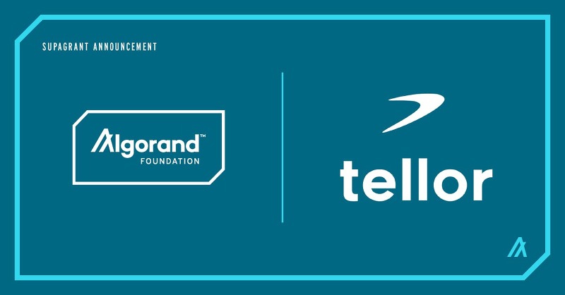 Tellor, 알고랜드 네트워크에 Tellor Oracle 프로토콜 도입을 위해 재단 SupaGrant 수령