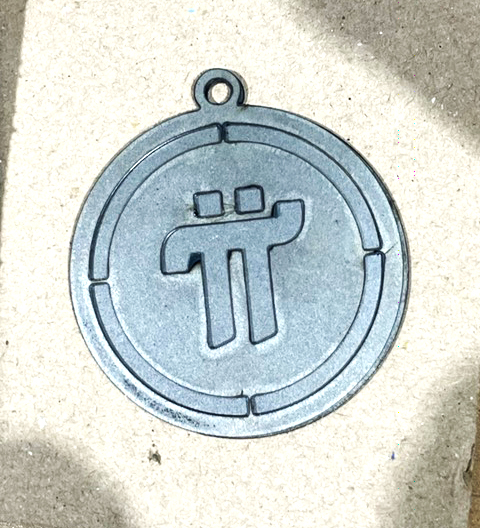 Pi coin 로고 금속제작