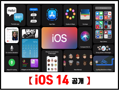 애플 ios 14 공개 출시일