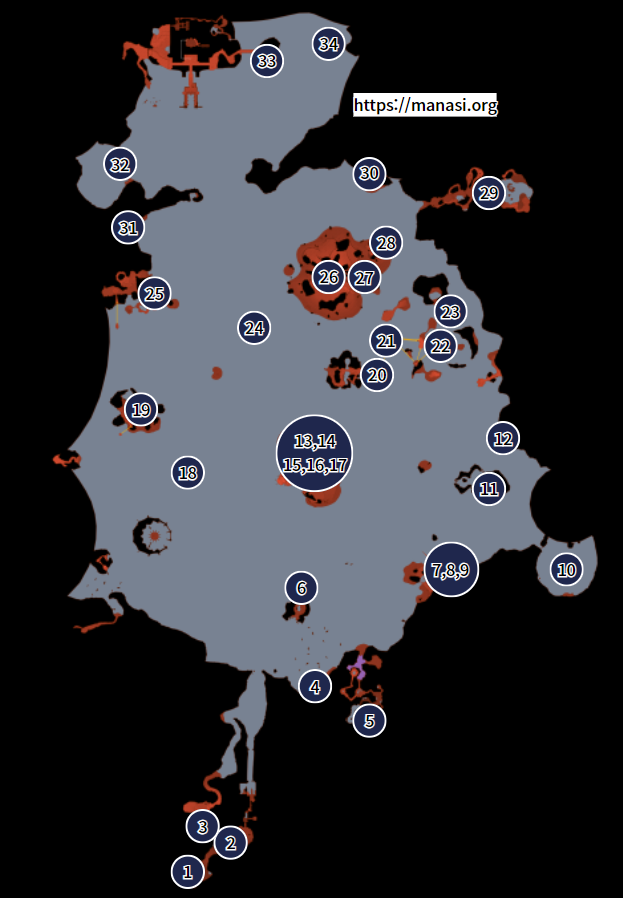 제노블레이드 3 : 카덴시아 지방 유니크 몬스터 & 소울 해킹 정보 (제노블레이드 3 지도) (수)