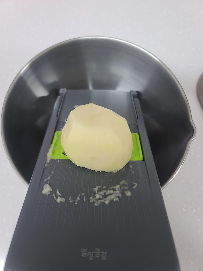 감자 2알로 바삭 쫀득한 감자전 만들기