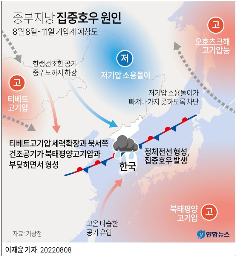 기상청도 모르는  폭우...너무 심했다