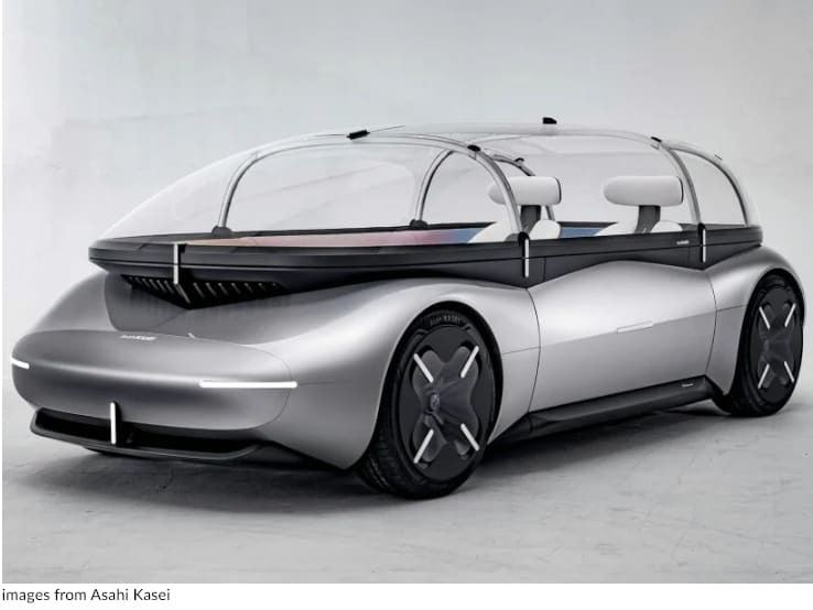 보트 모양의 컨셉트카 AKXY2...피크닉 장소로도 활용 VIDEO: Concept car AKXY2 has a boat-shaped bubble and doubles as a portable picnic area