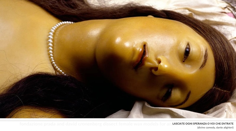 프라다, 밀랍 모델을 해부하다 Fondazione prada and david cronenberg dissect female wax models for anatomy exhibition