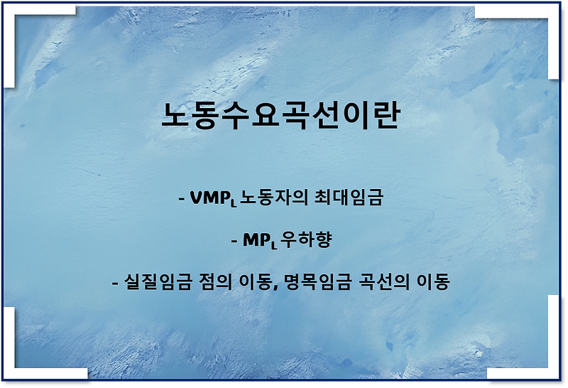 노동수요곡선이란, VMPL과의 관계(feat MPL 이동)