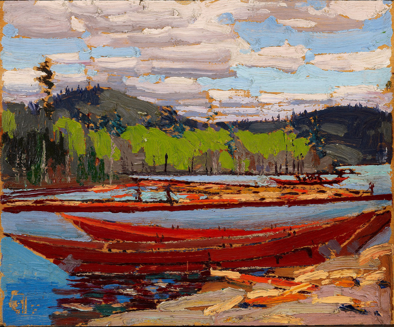 톰 톰슨(Tom Thomson), 캐나다, 예술가, 1877-1917