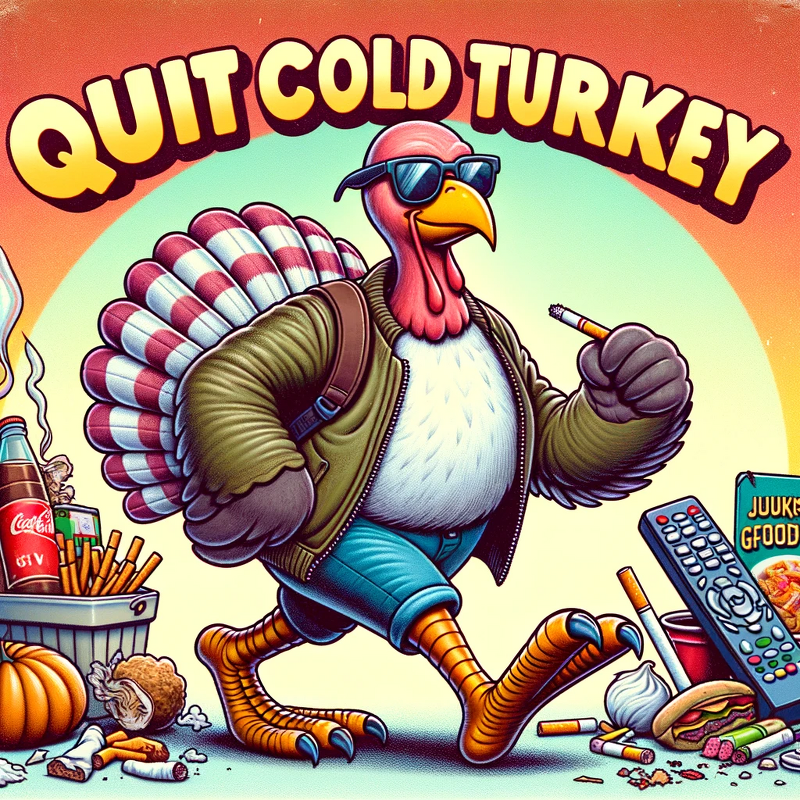 미드에 나오는 영어표현 익히기 'Quit cold turkey'
